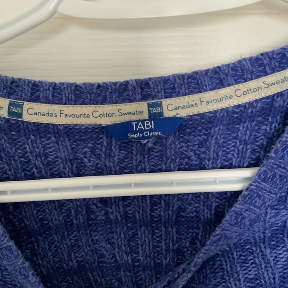 TABI simply classic purple knit sweater - Picture 5 of 6